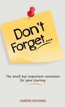 Hardcover Don't Forget... [Large Print] Book