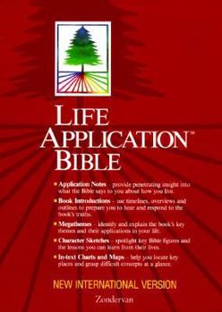 Hardcover New International Version Life Application, Bonded Navy Book