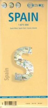 Laminated Spain Map by Borch (English Edition)