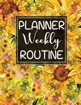 Paperback Weekly Routine Planner: Plan and Track the Routine Activity, Continues Planner. Book