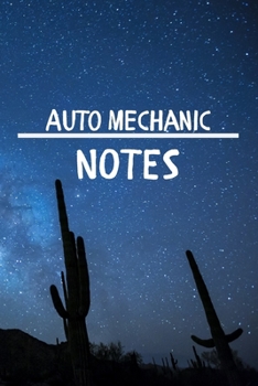 Paperback Auto Mechanic Notes: Auto Mechanic Career School Graduation Gift Journal / Notebook / Diary / Unique Greeting Card Alternative Book