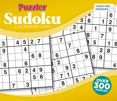 Calendar 2025 Sudoku, Puzzler Boxed Calendar: Plastic Free Packaging Book