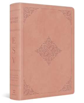 Imitation Leather ESV Study Bible, Personal Size (Trutone, Blush Rose, Fleur-De-Lis Design) Book