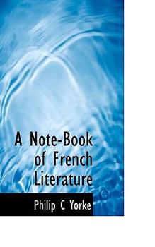 A Note-Book of French Literature