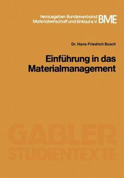 Paperback Einführung in Das Materialmanagement [German] Book