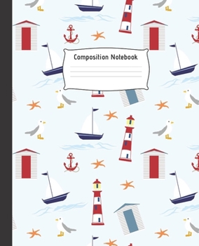 Paperback Composition Notebook: Cute College Ruled Line Paper Notebook - Perfect size for your backpack - High quality paper - Multipurpose School Wor Book