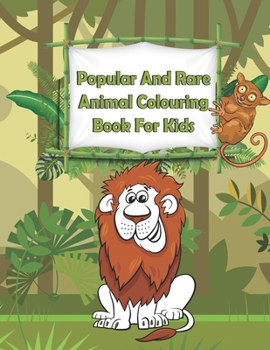 Paperback Popular And Rare Animal Colouring Book For Kids Book