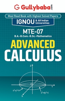 Paperback MTE-07 Advanced Calculus Book