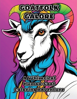 Paperback Goatfolk Galore: A Whimsical Human-Goat Coloring Adventure Book