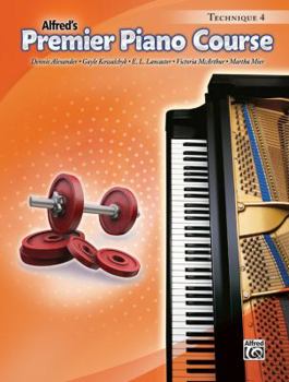 Paperback Premier Piano Course Technique, Bk 4 Book
