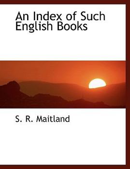 Paperback An Index of Such English Books Book