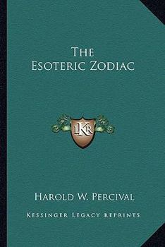 Paperback The Esoteric Zodiac Book