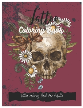 Paperback Adult Tattoo Coloring Book
