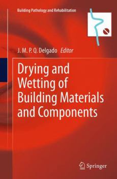 Paperback Drying and Wetting of Building Materials and Components Book