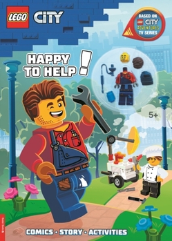 Paperback Lego (R) City: Happy to Help! Activity Book (with Harl Hubbs Minifigure) Book