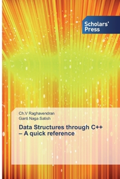 Paperback Data Structures through C++ - A quick reference Book