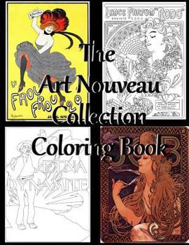 Paperback The Art Nouveau Collection Coloring Book
