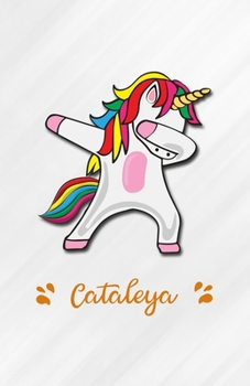Cataleya A5 Lined Notebook 110 Pages: Funny Blank Journal For Personalized Dabbing Unicorn Family First Name Middle Last. Unique Student Teacher Scrapbook/ Composition Great For Home School Writing