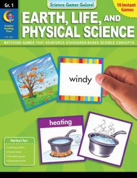 Paperback Earth, Life, and Physical Science, Grade 1 Book