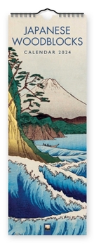 Calendar Japanese Woodblocks Slim Calendar 2024 (Art Calendar) Book