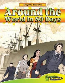 Library Binding Around the World in 80 Days Book