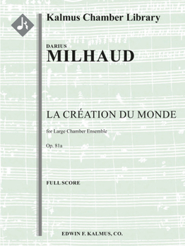 Paperback Creation du Monde, la, Op. 81a : Conductor Score Book