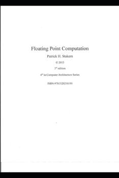 Paperback Floating Point Computation Book