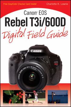 Paperback Canon EOS Rebel T3i/600D Digital Field Guide Book