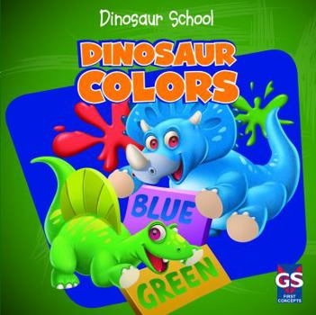 Library Binding Dinosaur Colors Book