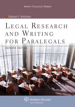 Paperback Legal Research and Writing for Paralegals Book