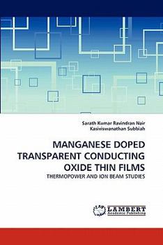 Paperback Manganese Doped Transparent Conducting Oxide Thin Films Book