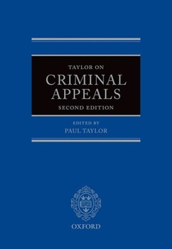 Hardcover Taylor on Criminal Appeals Book