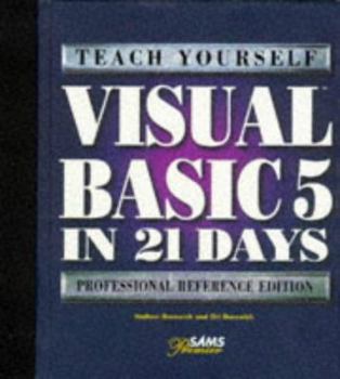 Hardcover Teach Yourself Visual Basic 5 in 21 Days, Professional Reference Edition Book