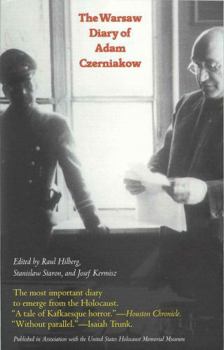Paperback The Warsaw Diary of Adam Czerniakow: Prelude to Doom Book
