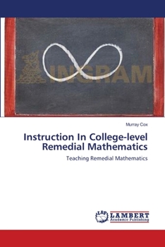 Paperback Instruction In College-level Remedial Mathematics Book