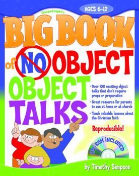 Paperback The Big Book of Object Talks with No Props [With CDROM] Book