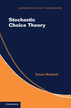 Hardcover Stochastic Choice Theory Book