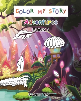 Paperback Color-My-Story: Adventures Book