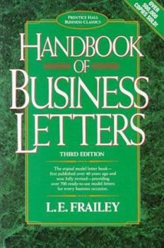 Paperback Handbook of Business Letters Book