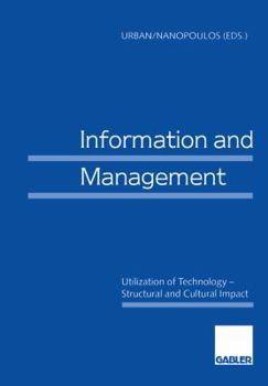 Information and Management (in Englischer Sprache) (Europe's economic future)