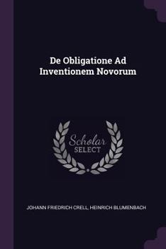 de Obligatione Ad Inventionem Novorum