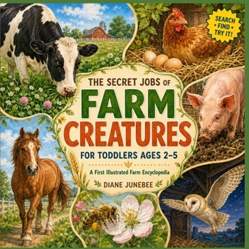 The Secret Jobs of Farm Creatures for Toddlers Ages 2-5: First Illustrated Farm Encyclopedia to Identify and Learn About Farm Animals—with Search & Find Fun Activity