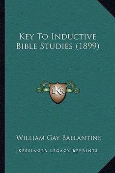 Paperback Key To Inductive Bible Studies (1899) Book