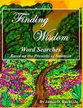 Paperback Finding Wisdom Word Search - Large Print [Large Print] Book