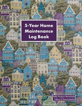 Paperback 5-Year Home Maintenance Log Book