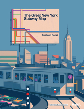 Hardcover The Great New York Subway Map Book