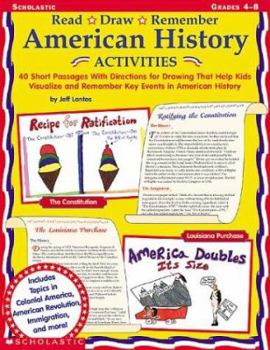 Paperback Read-draw-remember American History Activities Book