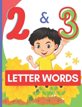 Paperback Two and Three Letter Words For Kids [Large Print] Book