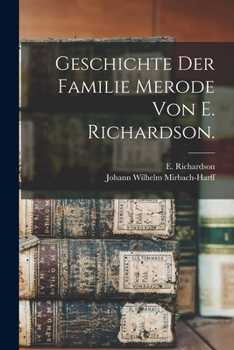 Paperback Geschichte der Familie Merode von E. Richardson. [German] Book