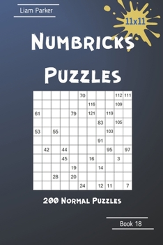 Paperback Numbricks Puzzles - 200 Normal Puzzles 11x11 Book 18 Book